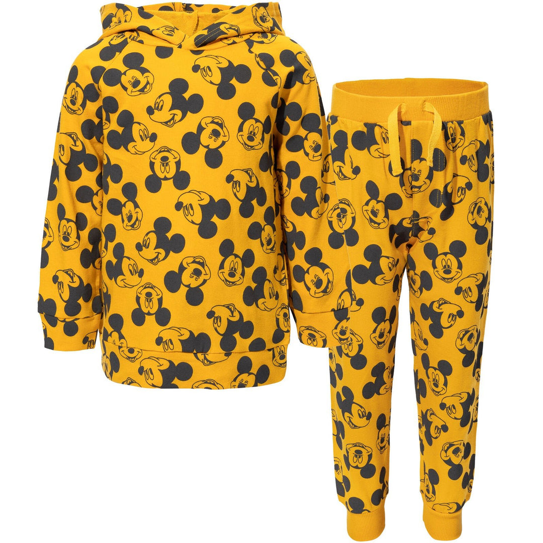 Disney Mickey Mouse French Terry Pullover Hoodie & Jogger Pants - imagikids