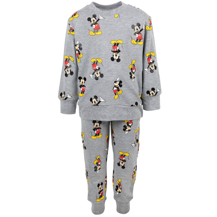 Disney Mickey Mouse French Terry Sweatshirt and Pants Set - imagikids