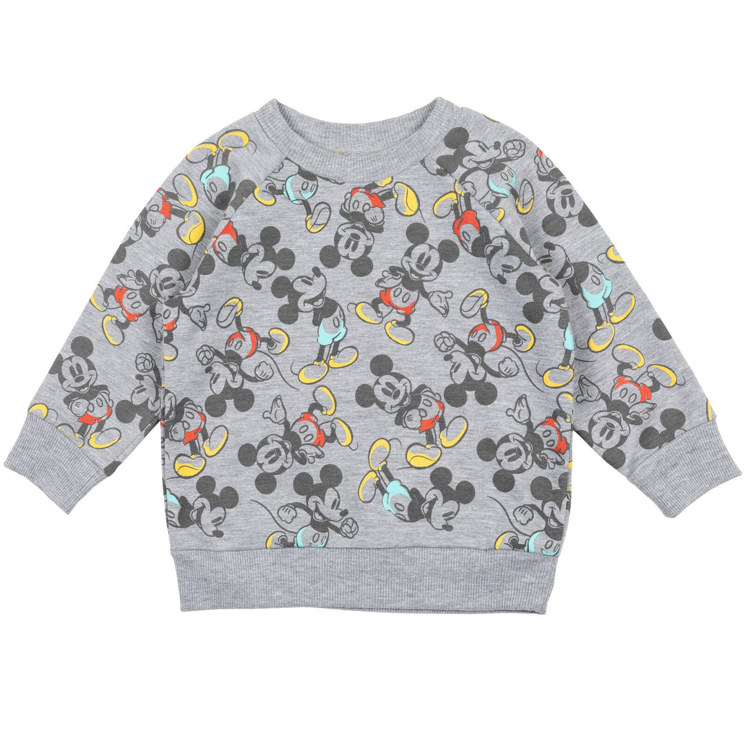 Disney Mickey Mouse French Terry Sweatshirt and Shorts - imagikids