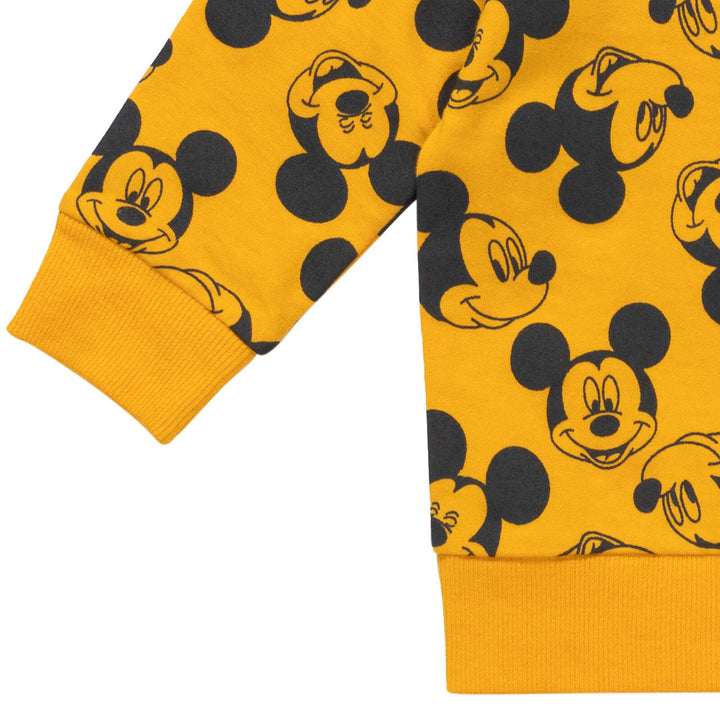 Disney Mickey Mouse French Terry Sweatshirt and Shorts - imagikids