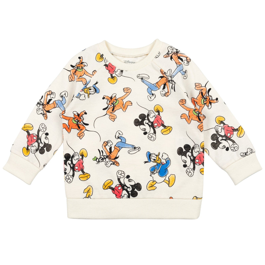 Disney Mickey Mouse French Terry Sweatshirt and Shorts - imagikids