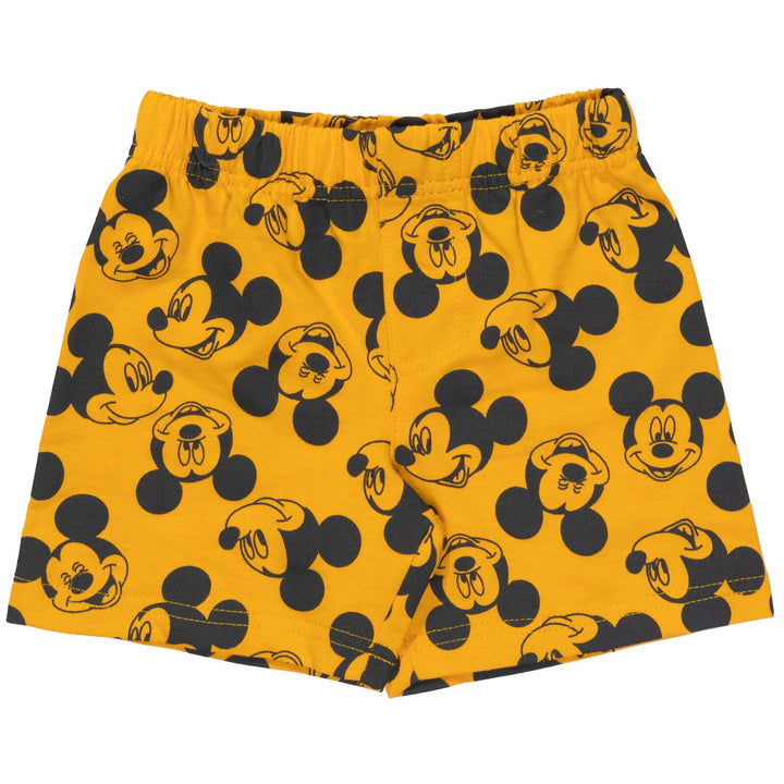 Disney Mickey Mouse French Terry Sweatshirt and Shorts - imagikids