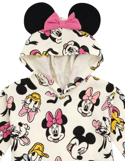 Disney Mickey Mouse Goofy Donald Duck Daisy Fleece Dress - imagikids