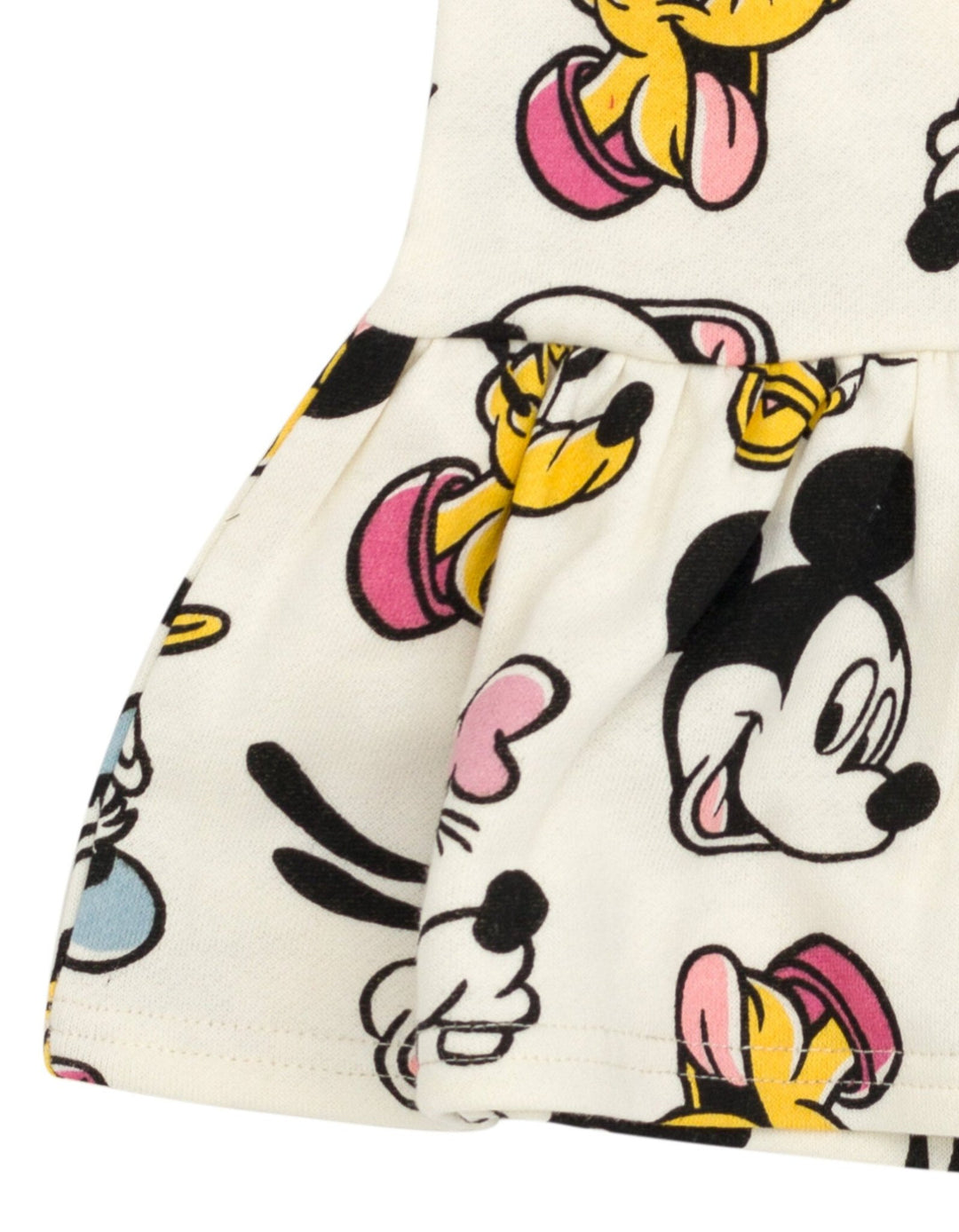 Disney Mickey Mouse Goofy Donald Duck Daisy Fleece Dress - imagikids