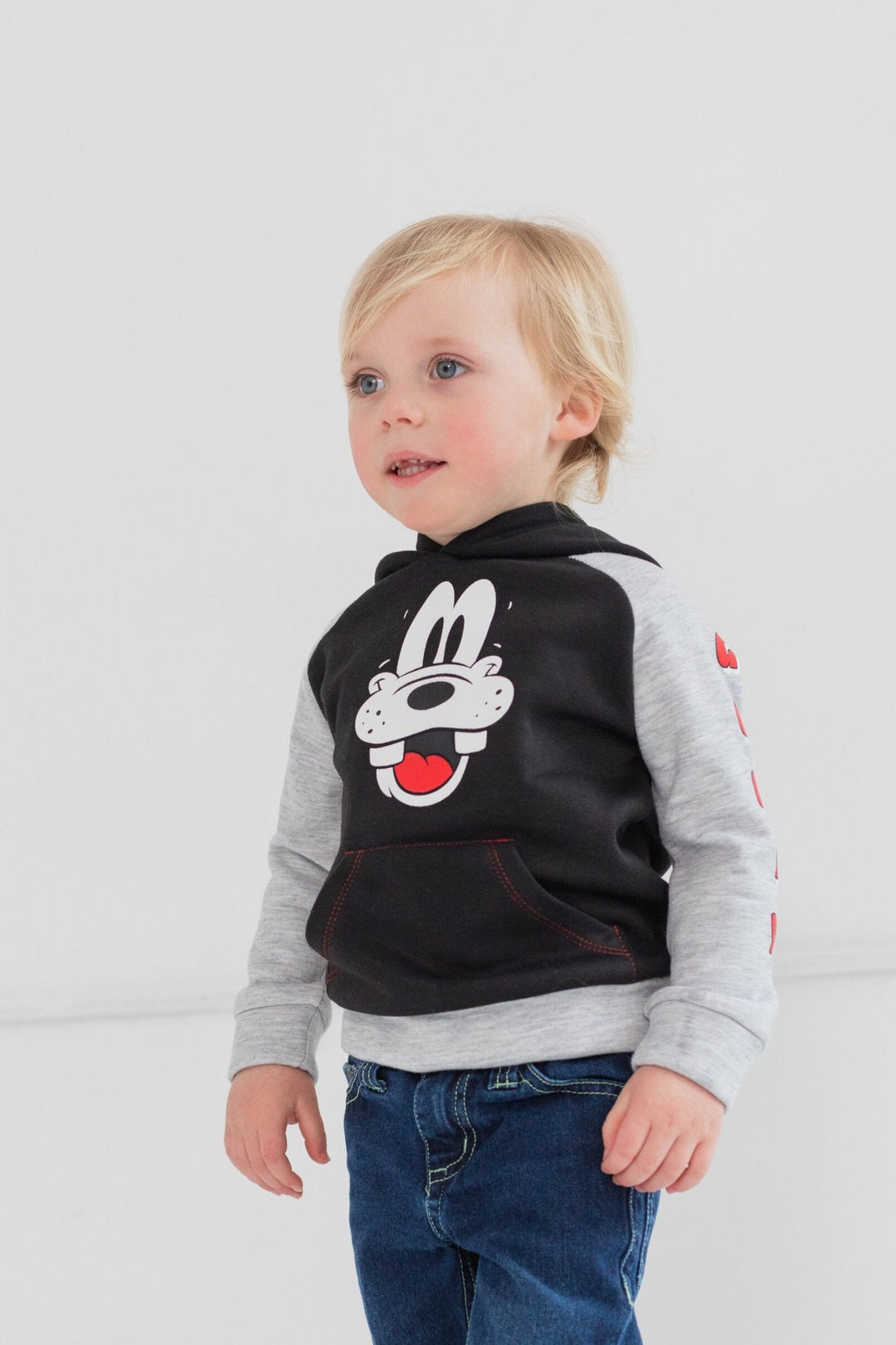 Disney Mickey Mouse Goofy Fleece Pullover Hoodie - imagikids