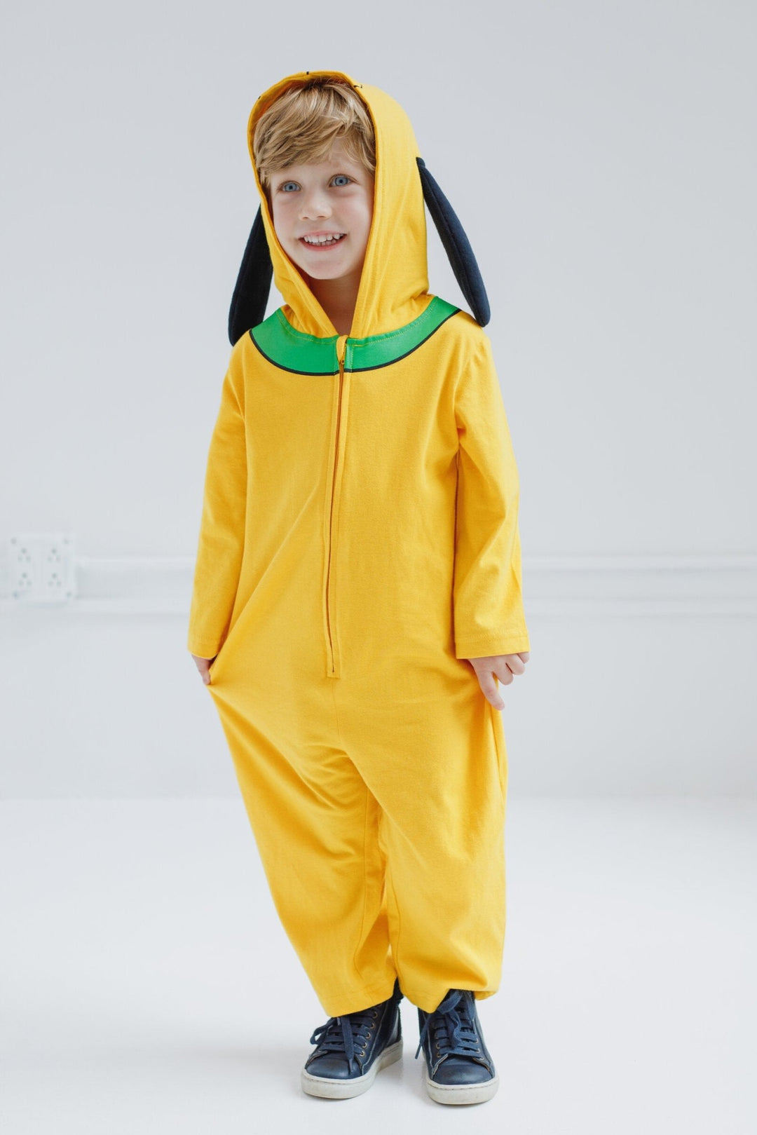 Disney Mickey Mouse Goofy Zip Up Coverall - imagikids