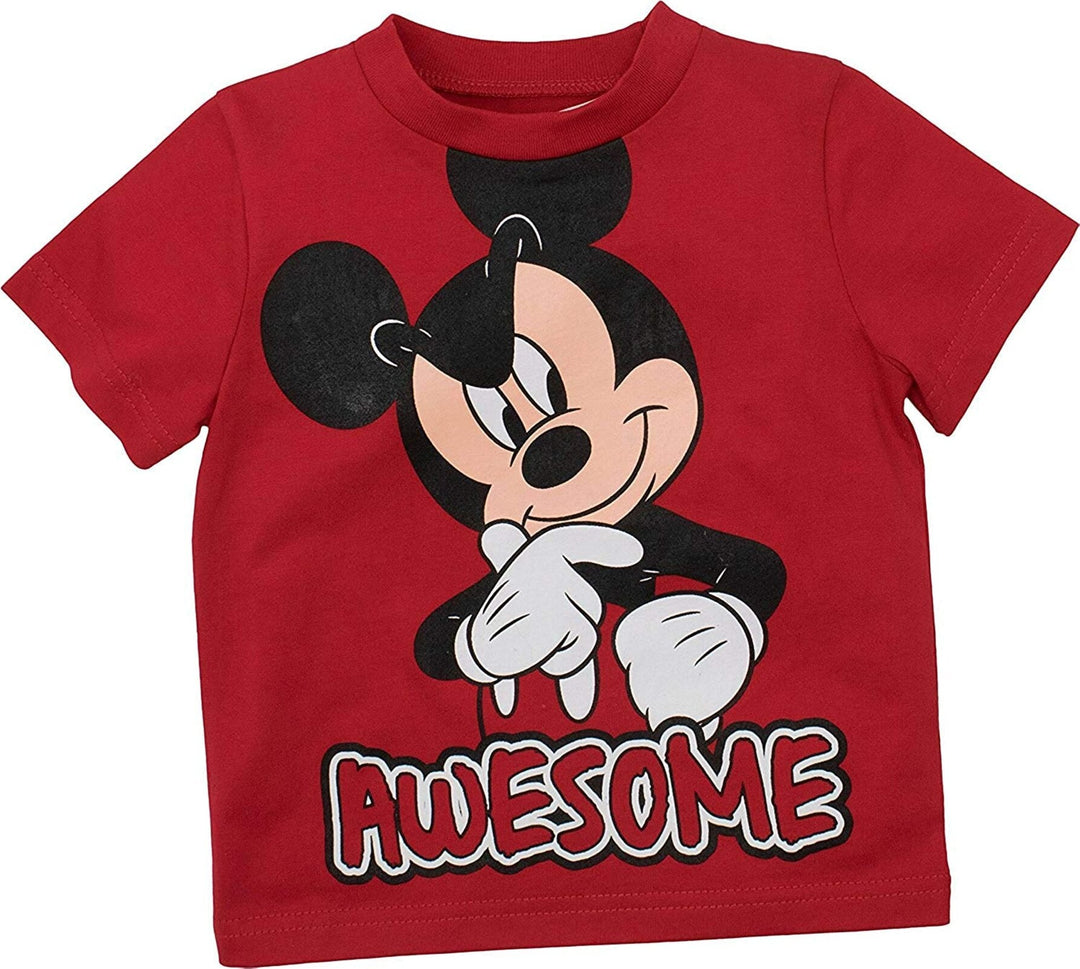 Disney Mickey Mouse Graphic T-Shirt & Shorts Set - imagikids