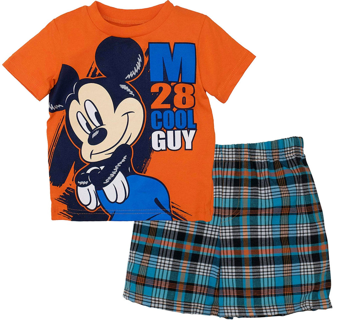 Disney Mickey Mouse Graphic T-Shirt & Shorts Set - imagikids