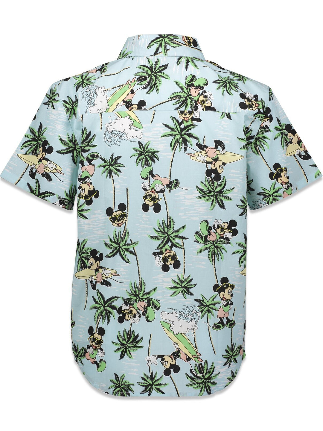 Disney Mickey Mouse Hawaiian Button Down Dress Shirt - imagikids