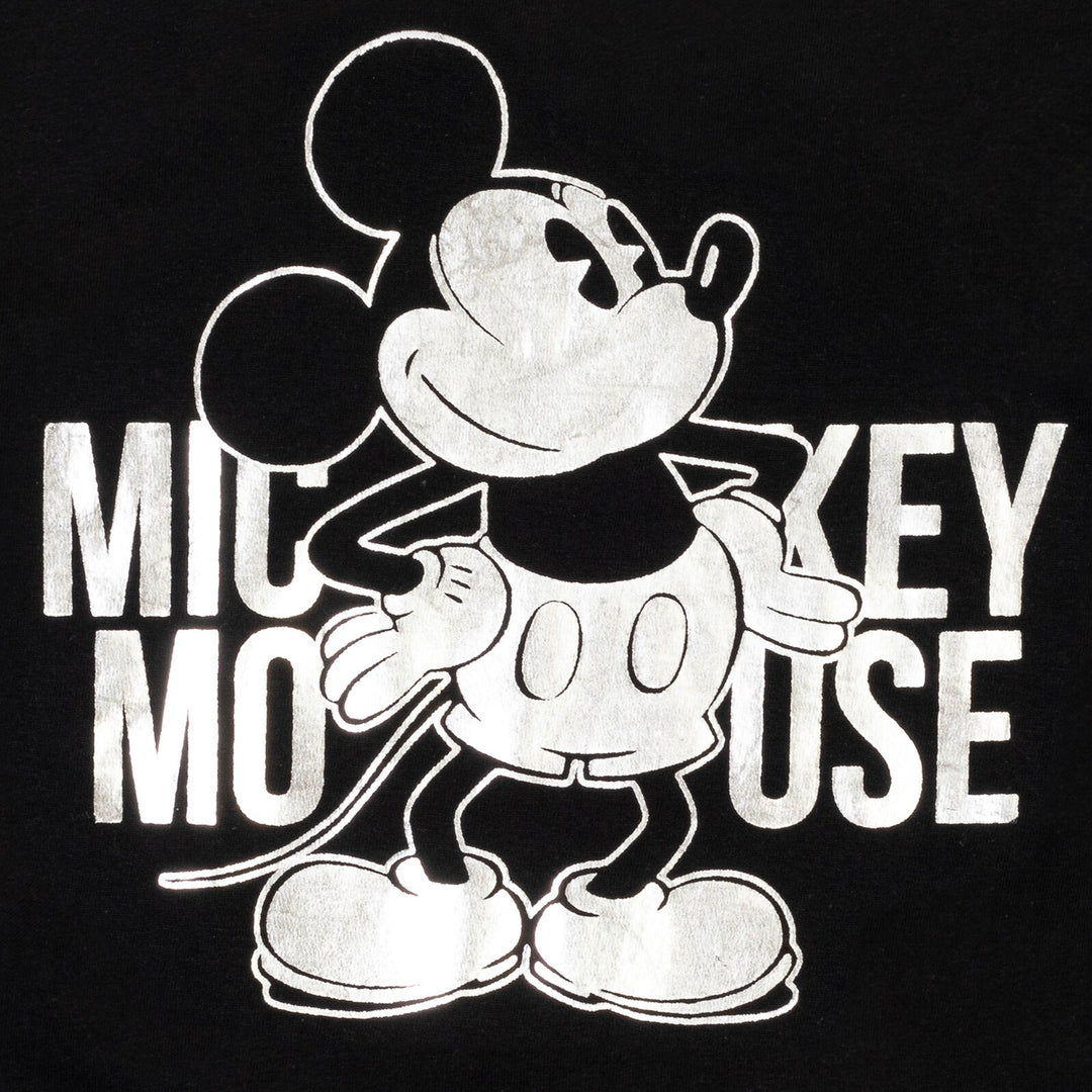 Disney Mickey Mouse Metallic Print T-Shirt - imagikids