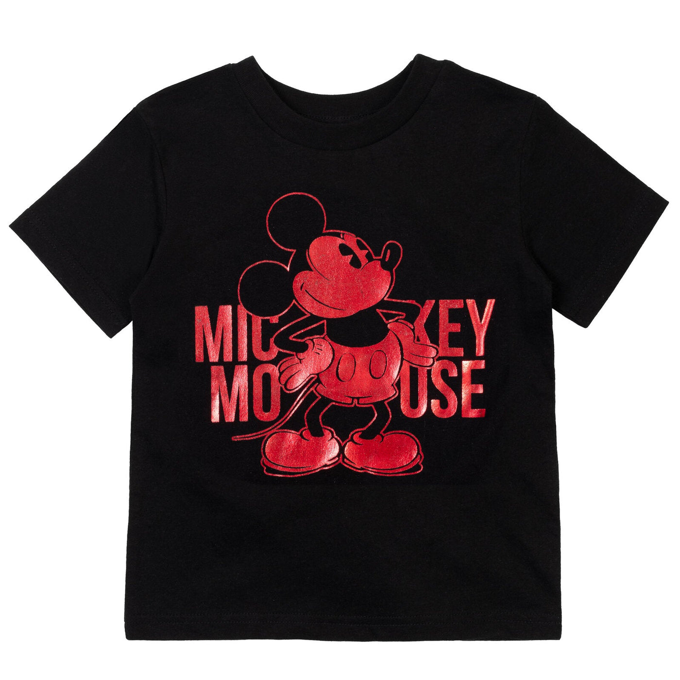 Disney Mickey Mouse Metallic Print T-Shirt - imagikids