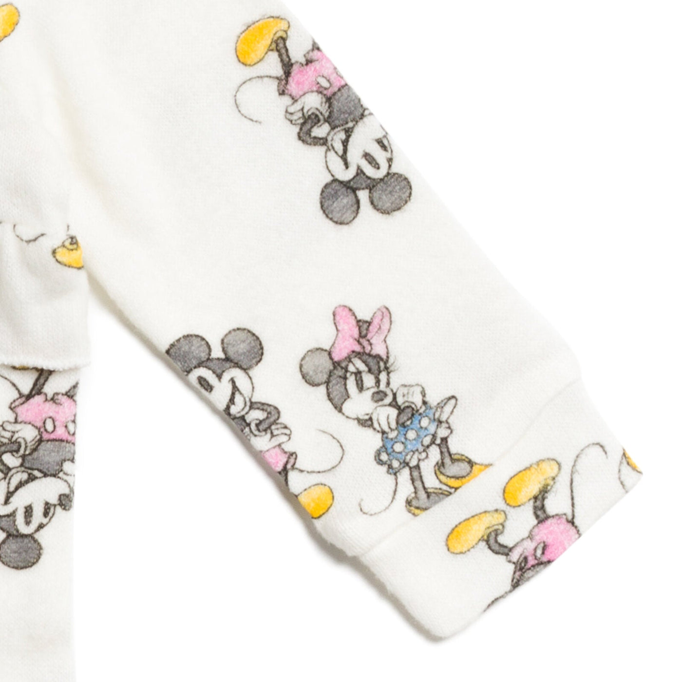 Disney Mickey Mouse Minnie Mouse Baby Girls Snap Sleep N' Play Coverall Newborn to Infant - imagikids
