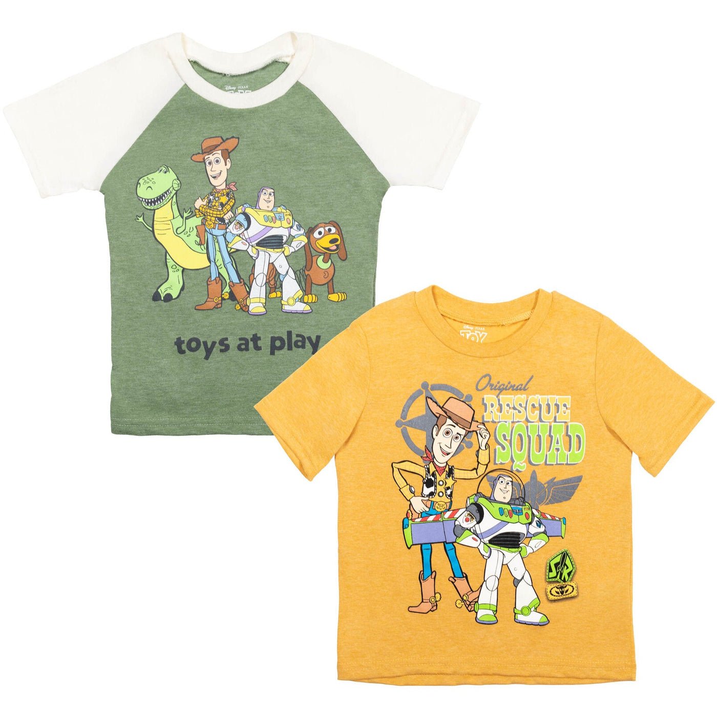 Disney Mickey Mouse Pixar Toy Story 2 Pack Cosplay T-Shirts - imagikids
