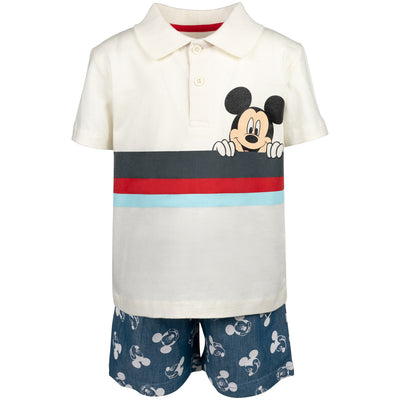 Disney Mickey Mouse Polo Shirt and Shorts - imagikids