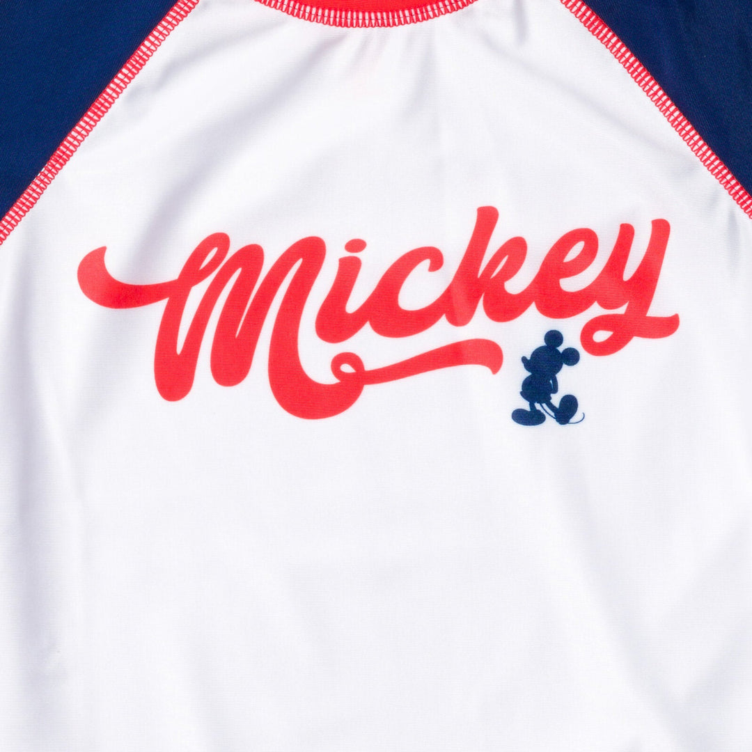 Disney Mickey Mouse Rash Guard Swim Shirt - imagikids