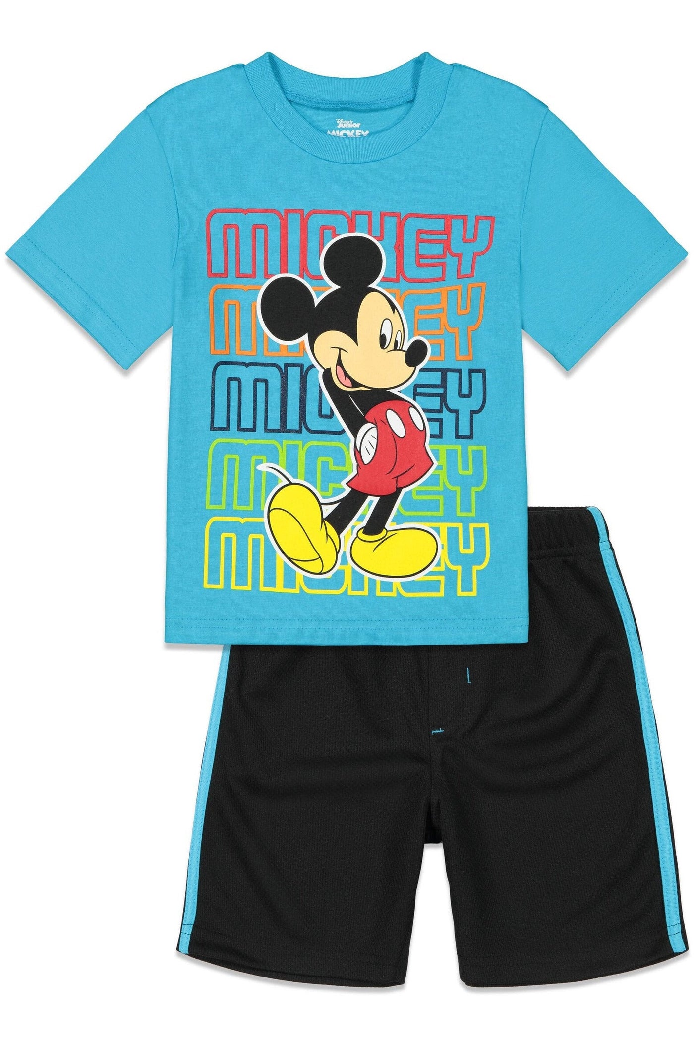 Conjunto de camiseta gráfica y pantalones cortos de Mickey Mouse