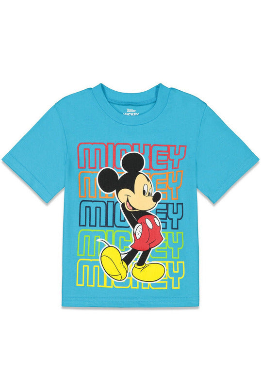 Mickey Mouse Graphic T-Shirt & Shorts Set