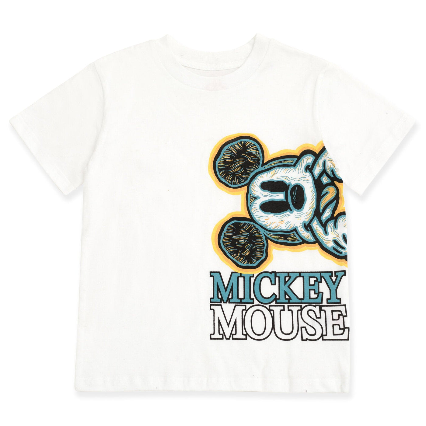 Disney Mickey Mouse T-Shirt and Athletic Mesh Shorts Outfit Set - imagikids