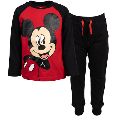 Disney Mickey Mouse T-Shirt and French Terry Pants - imagikids