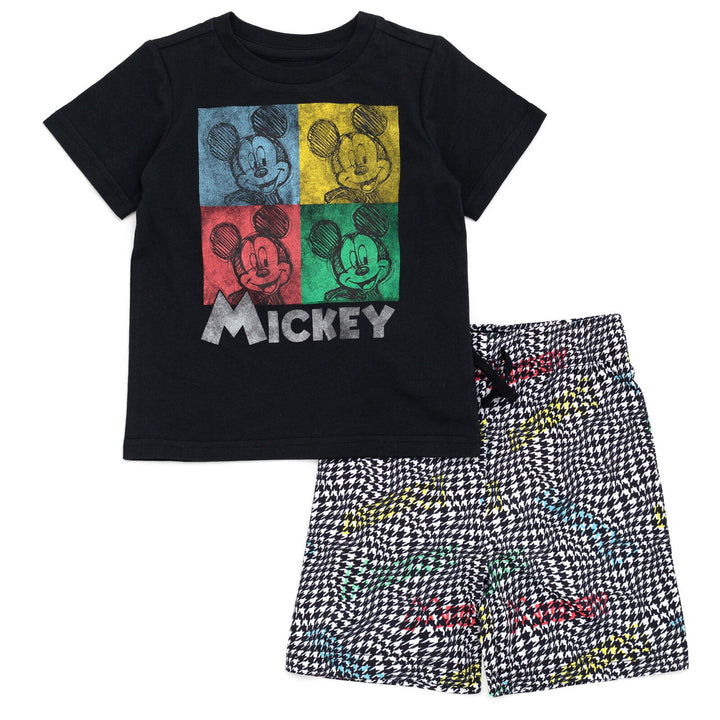 Disney Mickey Mouse T-Shirt and Shorts Outfit Set - imagikids