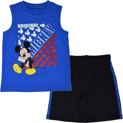 Disney Mickey Mouse Tank Top and Mesh Shorts - imagikids