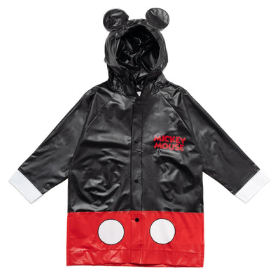 Disney Mickey Mouse Waterproof Hooded Rain Jacket Coat - imagikids