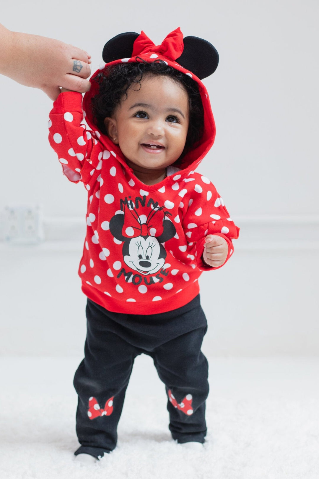 Disney Minnie Mouse 3 Piece Hoodie Outfit Set - imagikids