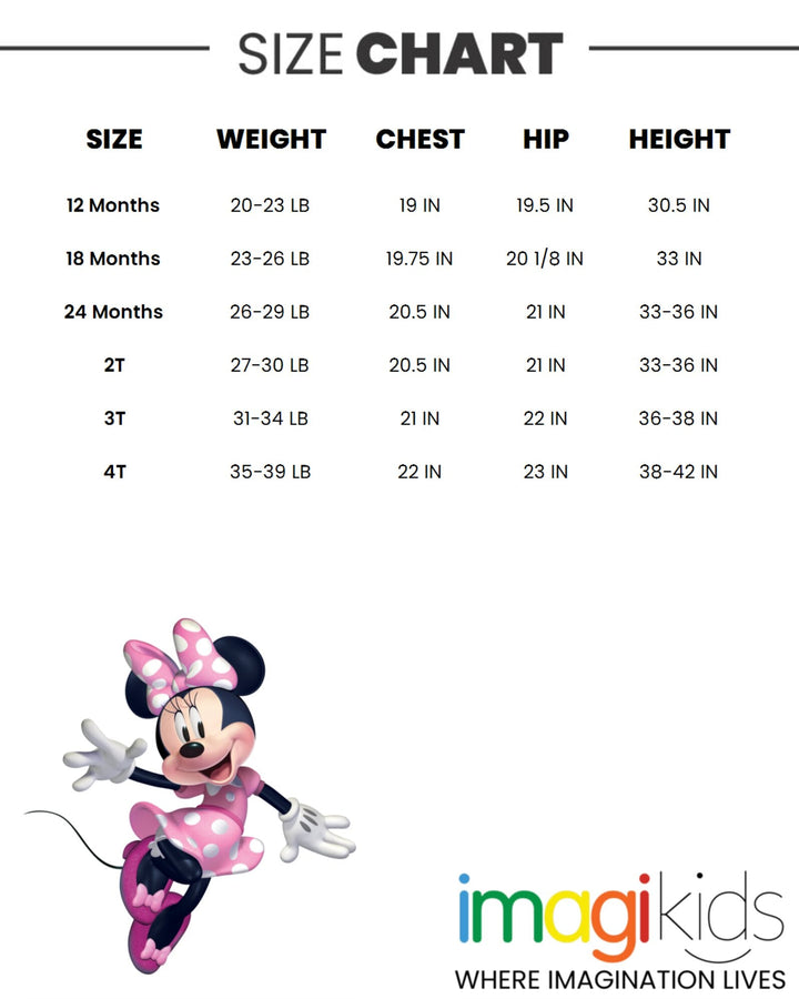 Disney Minnie Mouse Fleece Pullover Hoodie and Pants Outfit Set Infant to Toddler - imagikids