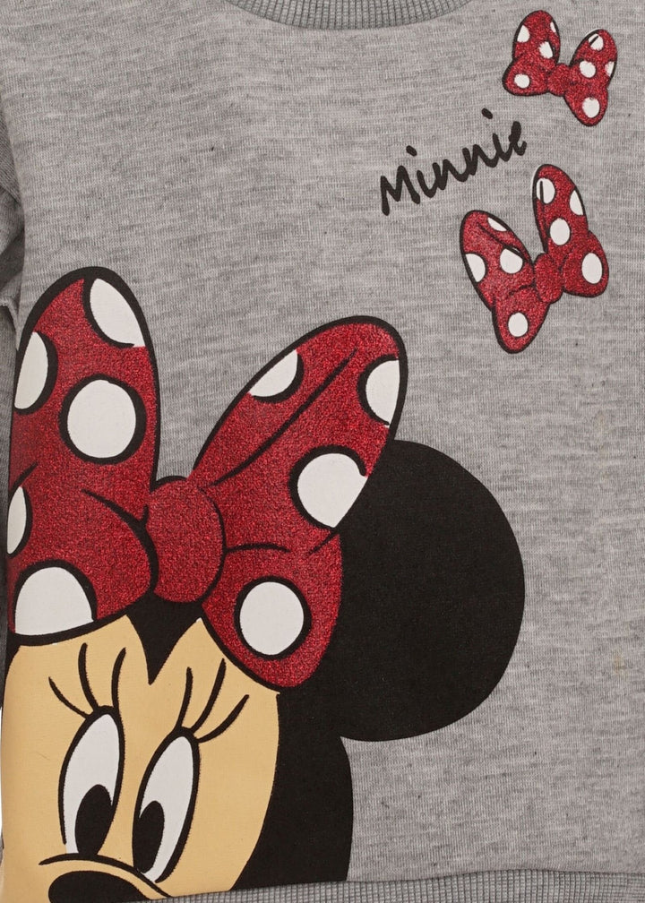 Disney Minnie Mouse Fleece Sweatshirt and Leggings Outfit Set - imagikids