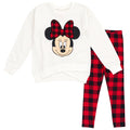 Disney Minnie Mouse Fleece Sweatshirt and Leggings Outfit Set