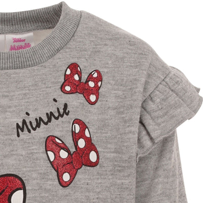 Disney Minnie Mouse Fleece Sweatshirt and Leggings Outfit Set - imagikids