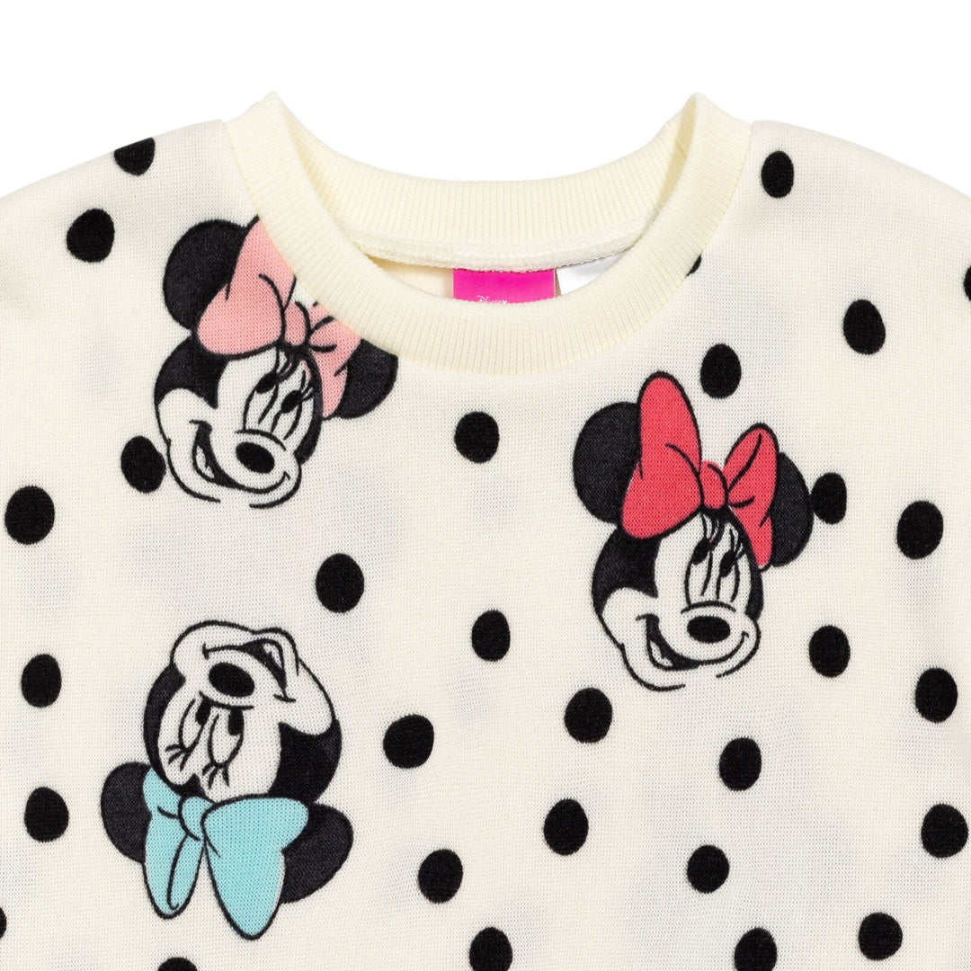 Disney Minnie Mouse Fleece Sweatshirt and Leggings Outfit Set - imagikids