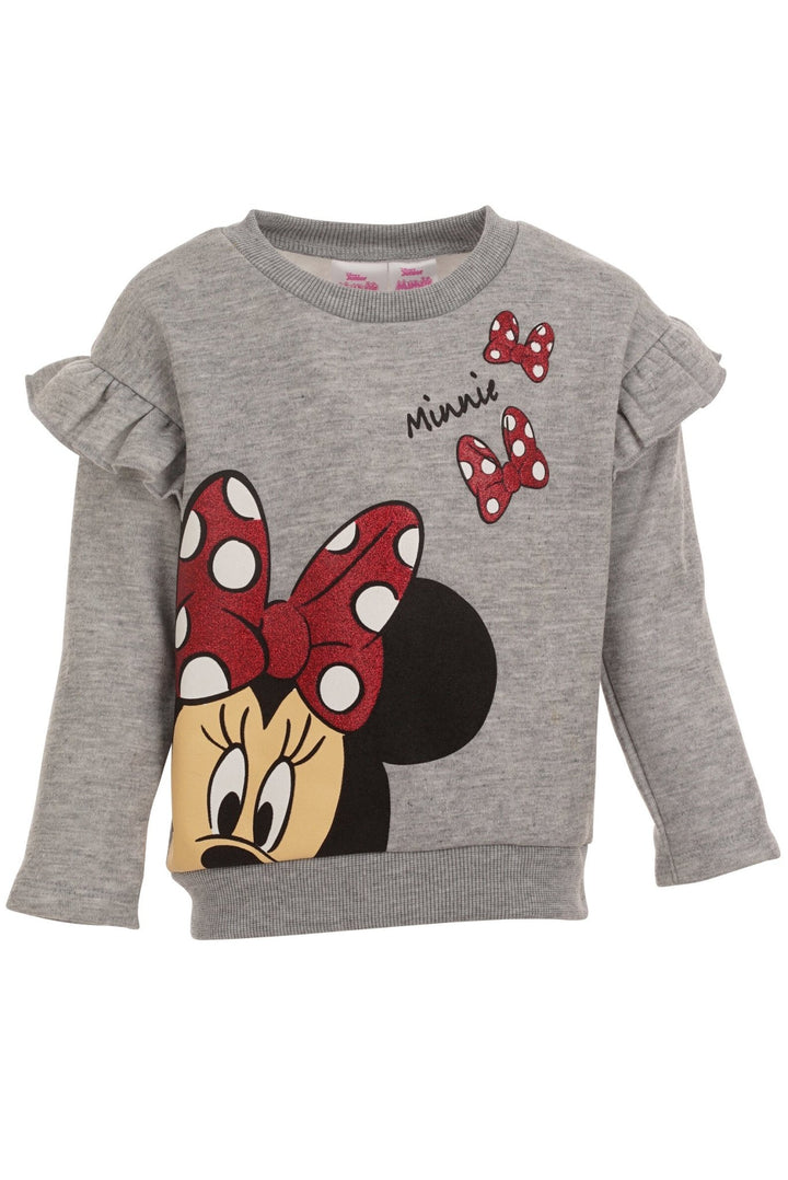 Disney Minnie Mouse Fleece Sweatshirt and Leggings Outfit Set - imagikids