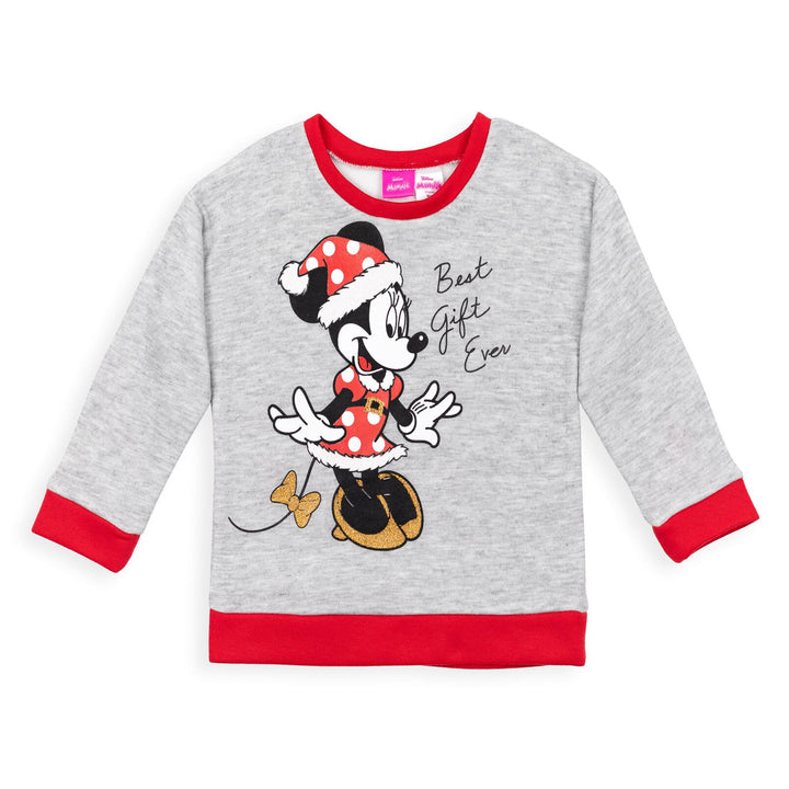 Disney Minnie Mouse Fleece Sweatshirt and Leggings Outfit Set - imagikids