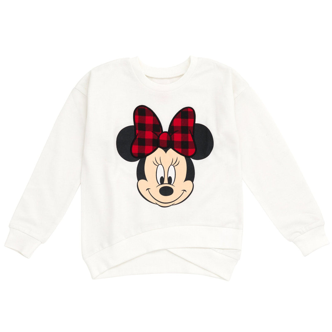 Disney Minnie Mouse Fleece Sweatshirt and Leggings Outfit Set - imagikids