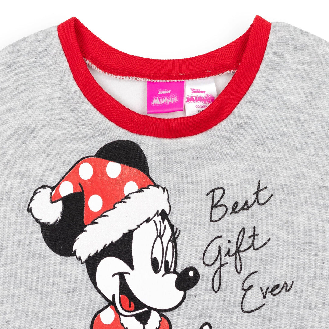 Disney Minnie Mouse Fleece Sweatshirt and Leggings Outfit Set - imagikids