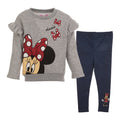 Disney Minnie Mouse Fleece Sweatshirt and Leggings Outfit Set