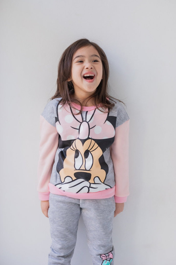 Disney Minnie Mouse Fleece Sweatshirt and Pants Set - imagikids