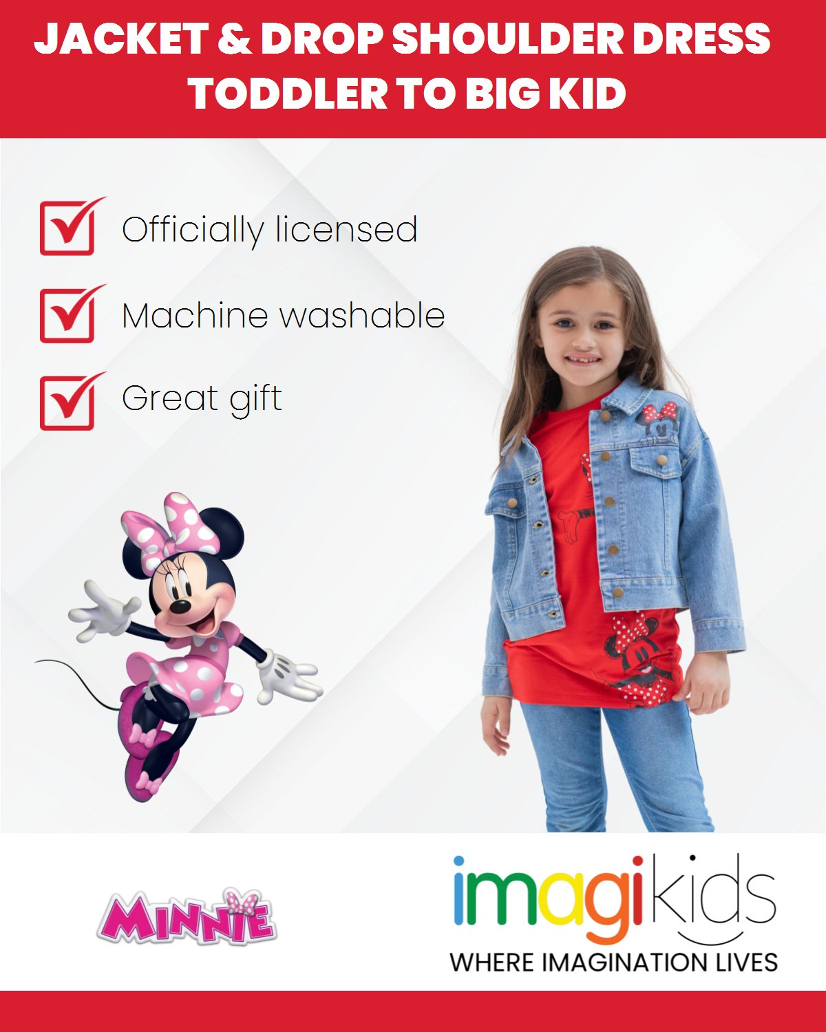Disney Minnie Mouse Jacket and Dress - imagikids