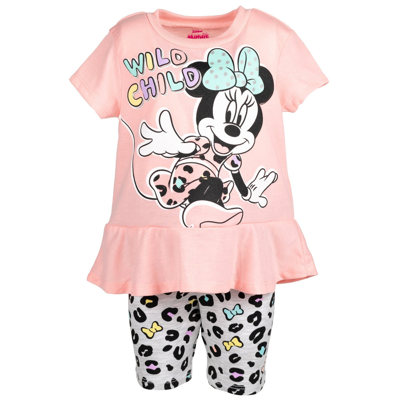 Disney Minnie Mouse Mickey Mouse T-Shirt and Shorts Outfit Set ...