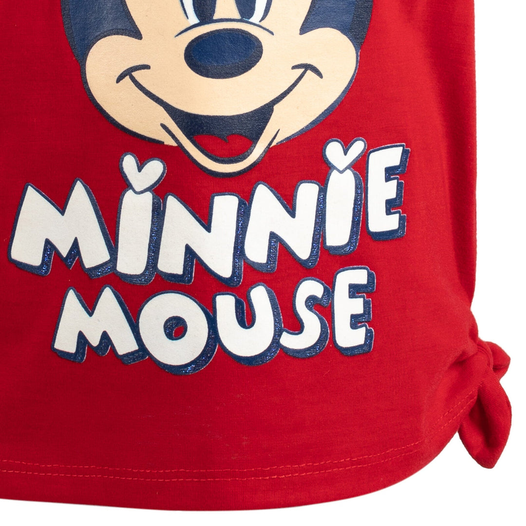 Disney Minnie Mouse Mickey Mouse T-Shirt and Shorts Outfit Set - imagikids