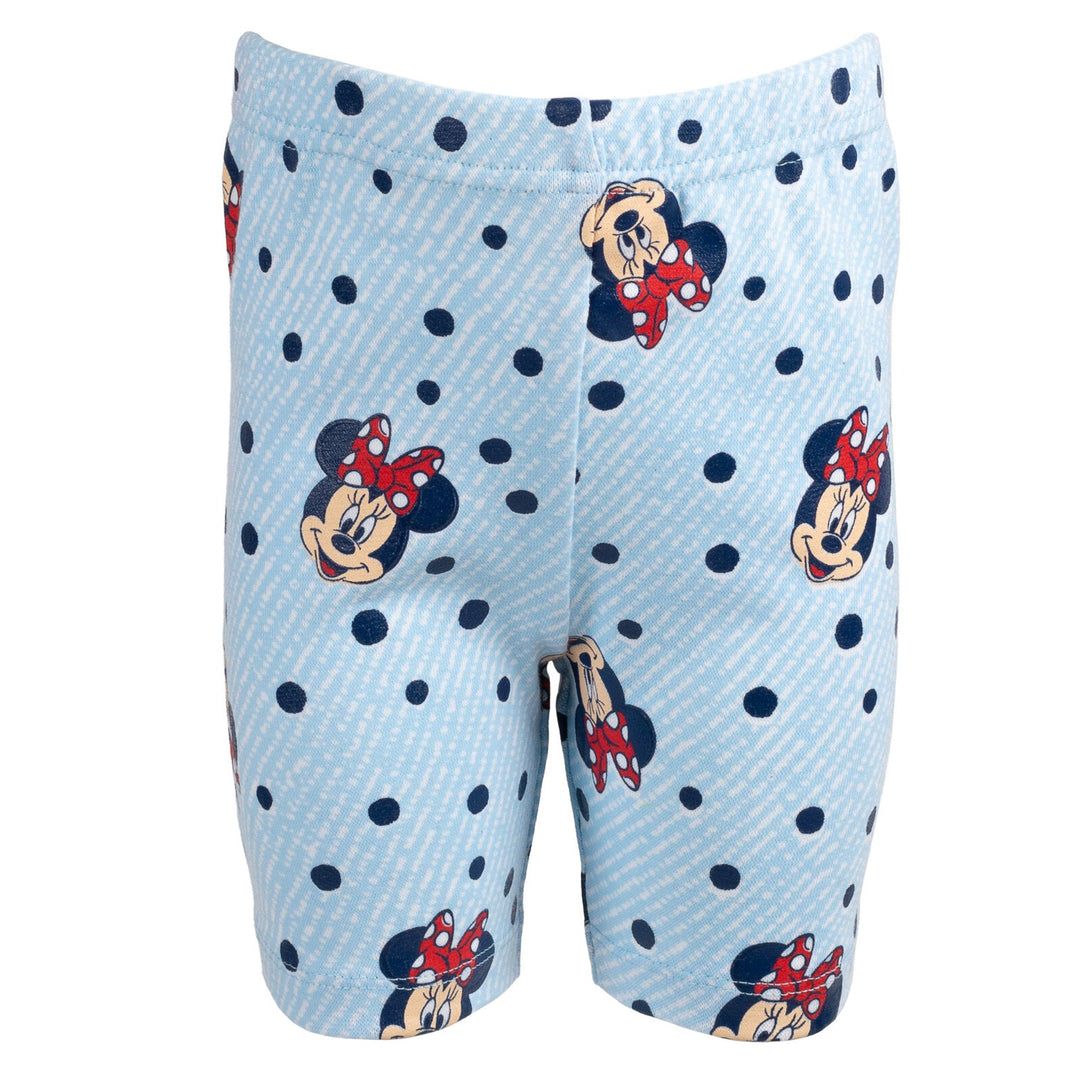 Disney Minnie Mouse Mickey Mouse T-Shirt and Shorts Outfit Set - imagikids