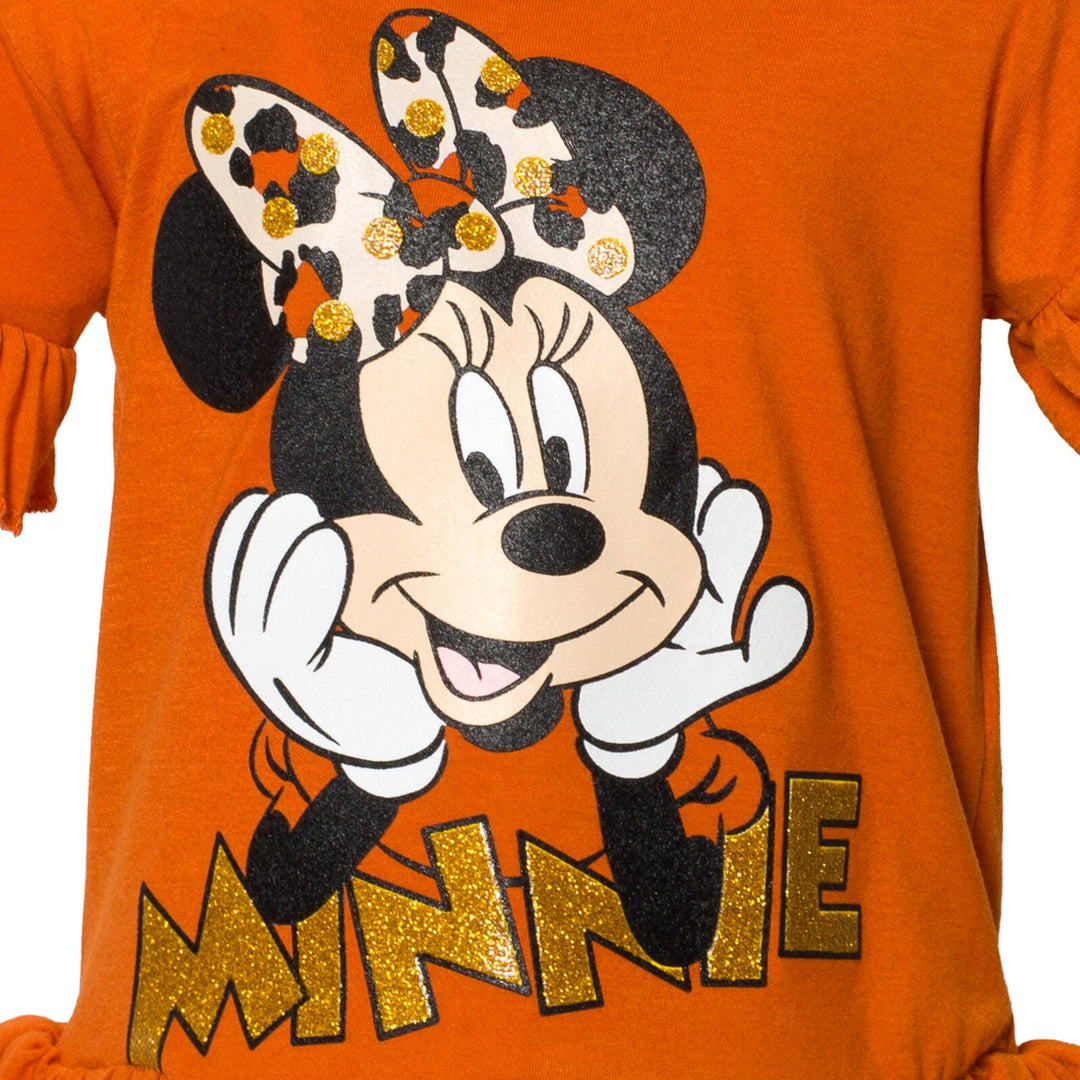 Disney Minnie Mouse Mickey Mouse T-Shirt and Shorts Outfit Set - imagikids