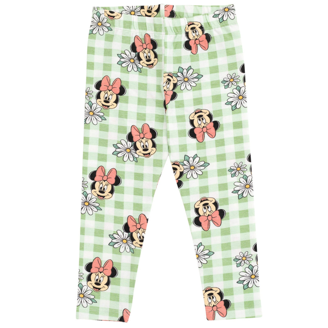 Disney Minnie Mouse Peplum T-Shirt and Leggings Outfit Set - imagikids