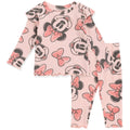 Disney Minnie Mouse Peplum T-Shirt and Pants Outfit Set