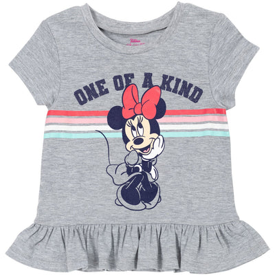 Disney Minnie Mouse Peplum T-Shirts and Bike Shorts - imagikids