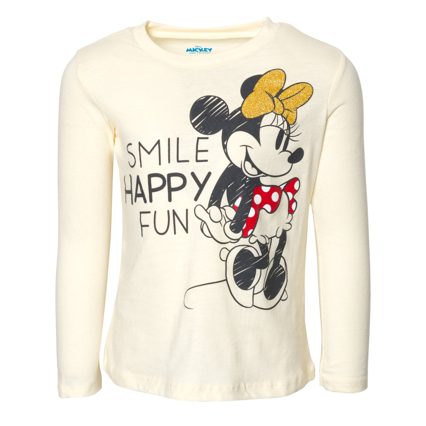 Disney Minnie Mouse Pullover Crossover Fleece Hoodie T-Shirt and Leggings 3 Piece Outfit Set - imagikids