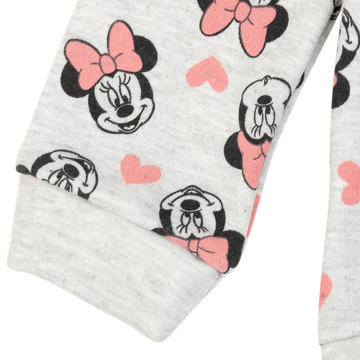 Disney Minnie Mouse Pullover Fleece Sweatshirt and Leggings Outfit Set - imagikids