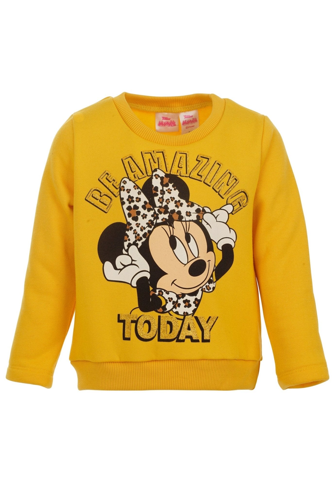 Disney Minnie Mouse Pullover Fleece Sweatshirt and Leggings Outfit Set - imagikids