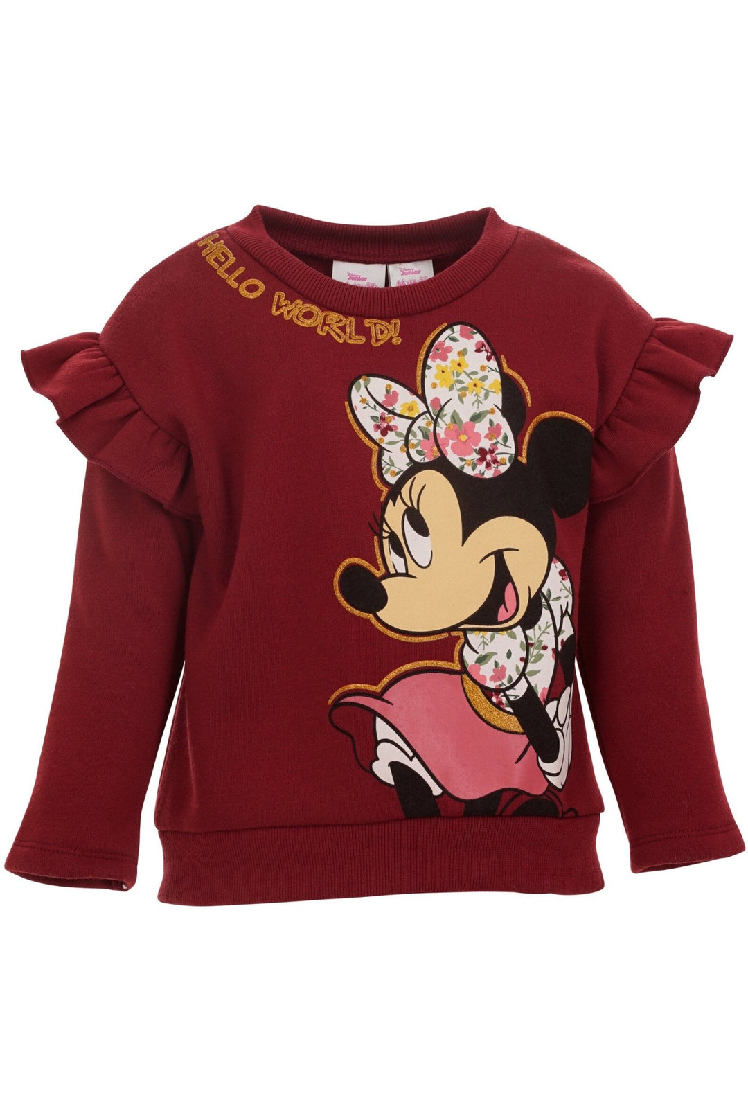 Disney Minnie Mouse Pullover Fleece Sweatshirt and Leggings Outfit Set - imagikids